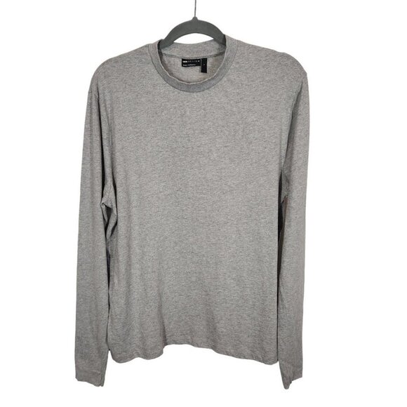 Asos Men's Long Sleeve Muscle Shirt in Gray Size‎ Large - Picture 1 of 5